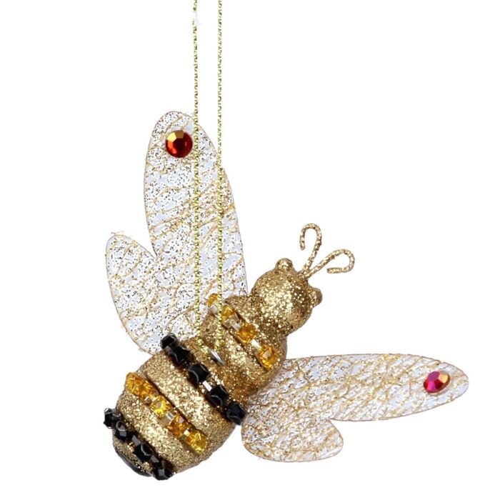 Gisela Graham Bumble Bee Hanging Decoration